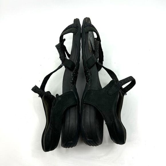 TAOS Black Ankle Strap Sandals Women's 11 US - Picture 7 of 8